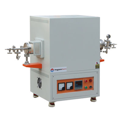 Laboratório 1700C Forno de tubo de alta temperatura com tubo de alumínio e flange de vedação
