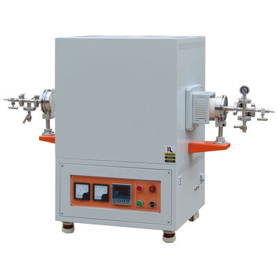 Laboratório 1700C Forno de tubo de alta temperatura com tubo de alumínio e flange de vedação