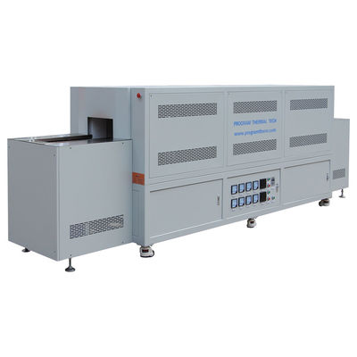 comprimento de aquecimento 2000 mm cinto de malha forno tipo cinto forno até 500 graus C