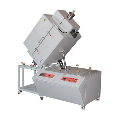 Forno de tubos rotativo de zona única vertical grande 1200C com tubo metálico OD300mm