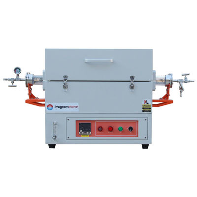 Forno tubular de zona única controlada a 1200C com tubo de quartzo OD80mm