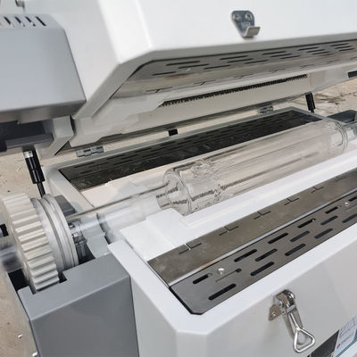 Forno de tubo rotativo de laboratório com certificação CE 1200C para materiais específicos