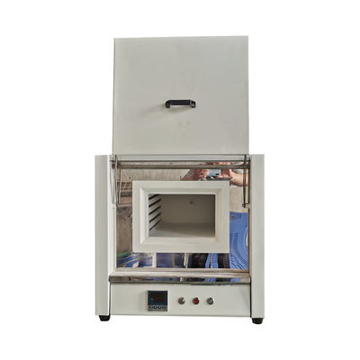 Forno de muffle de alta temperatura de 1200 graus com porta de elevação vertical