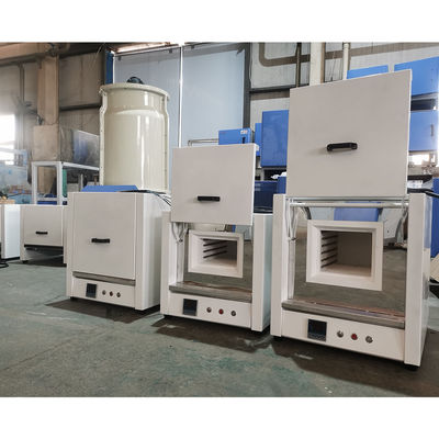 Forno de muffle de alta temperatura de 1200 graus com porta de elevação vertical