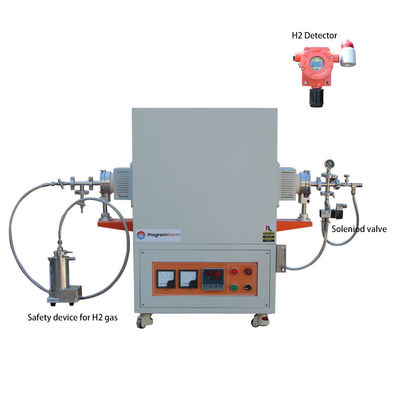 Forno de hidrogénio 1700C Forno de gás de hidrogénio OD90mm com dispositivo de ignição
