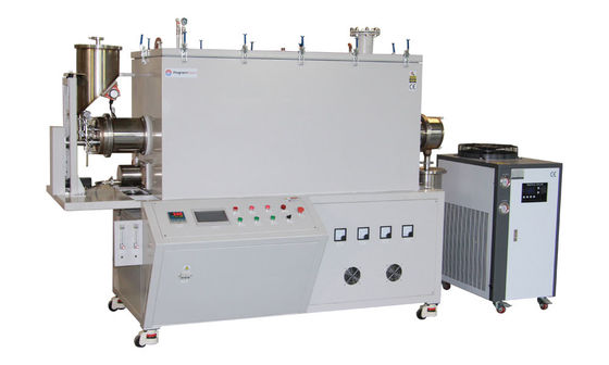 Forno de tubo rotativo de gás cloro a 1600°C com tubo de SiC recristalizado OD170mm