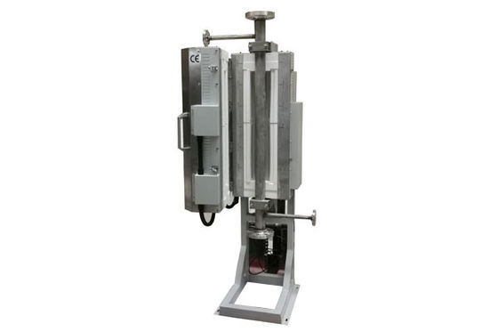 Forno de tubos de duas zonas verticais de 1200C com tubo metálico OD60mm