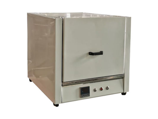 Forno de câmara de muffle de banco de laboratório com porta elevadora vertical 8L