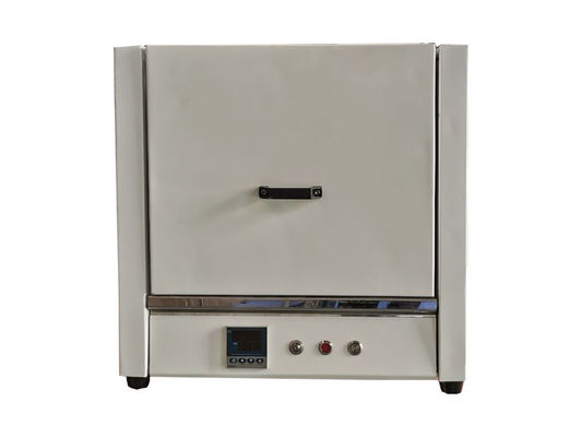 Forno de câmara de muffle de banco de laboratório com porta elevadora vertical 8L