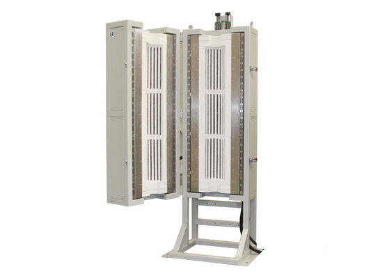 Forno de tubos de três zonas verticais de 800C com tubo OD219mm